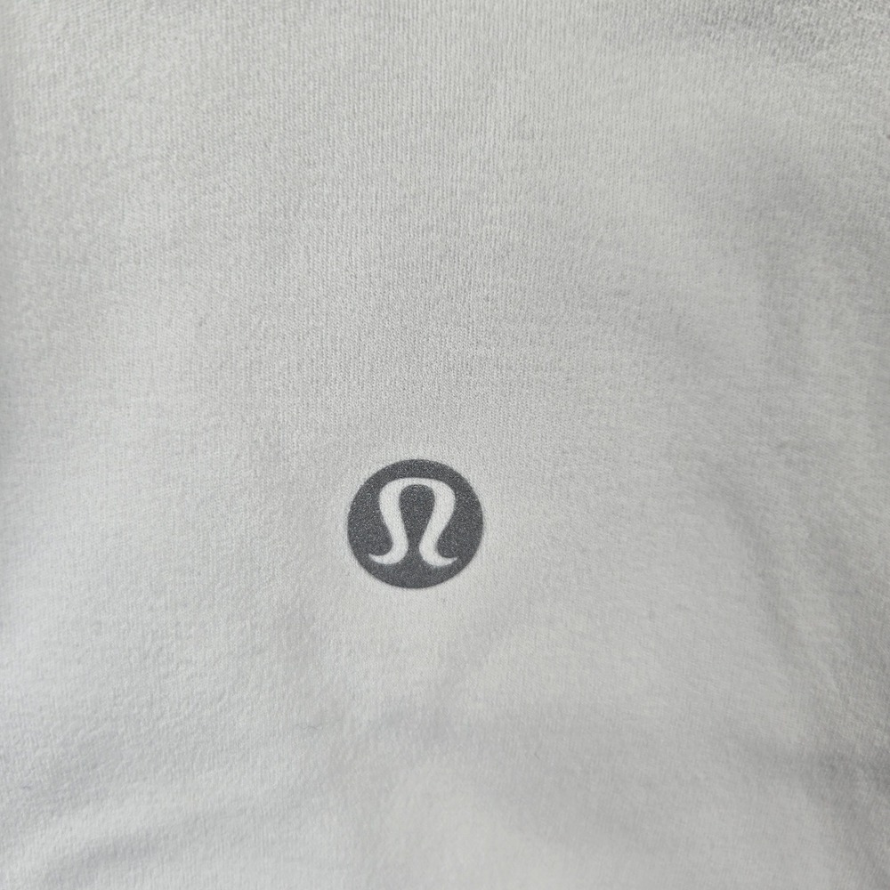 Lululemon Align Tank Top Womens 4 Cream Cropped Nulu Shelf Bra Yoga